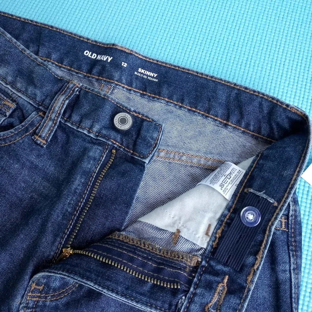 NWT Old Navy Boy's Skinny Jeans Size 12